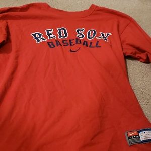 Nike red Sox baseball long sleeve shirt